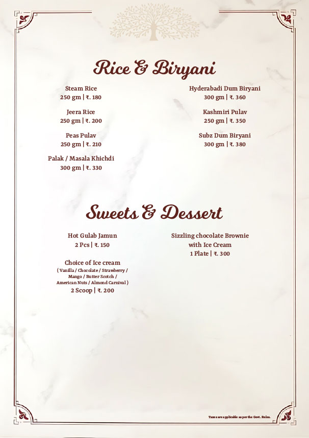 Menu Page 13