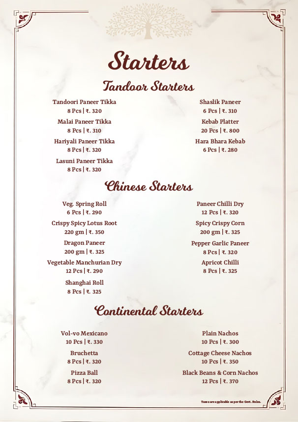 Menu Page 7